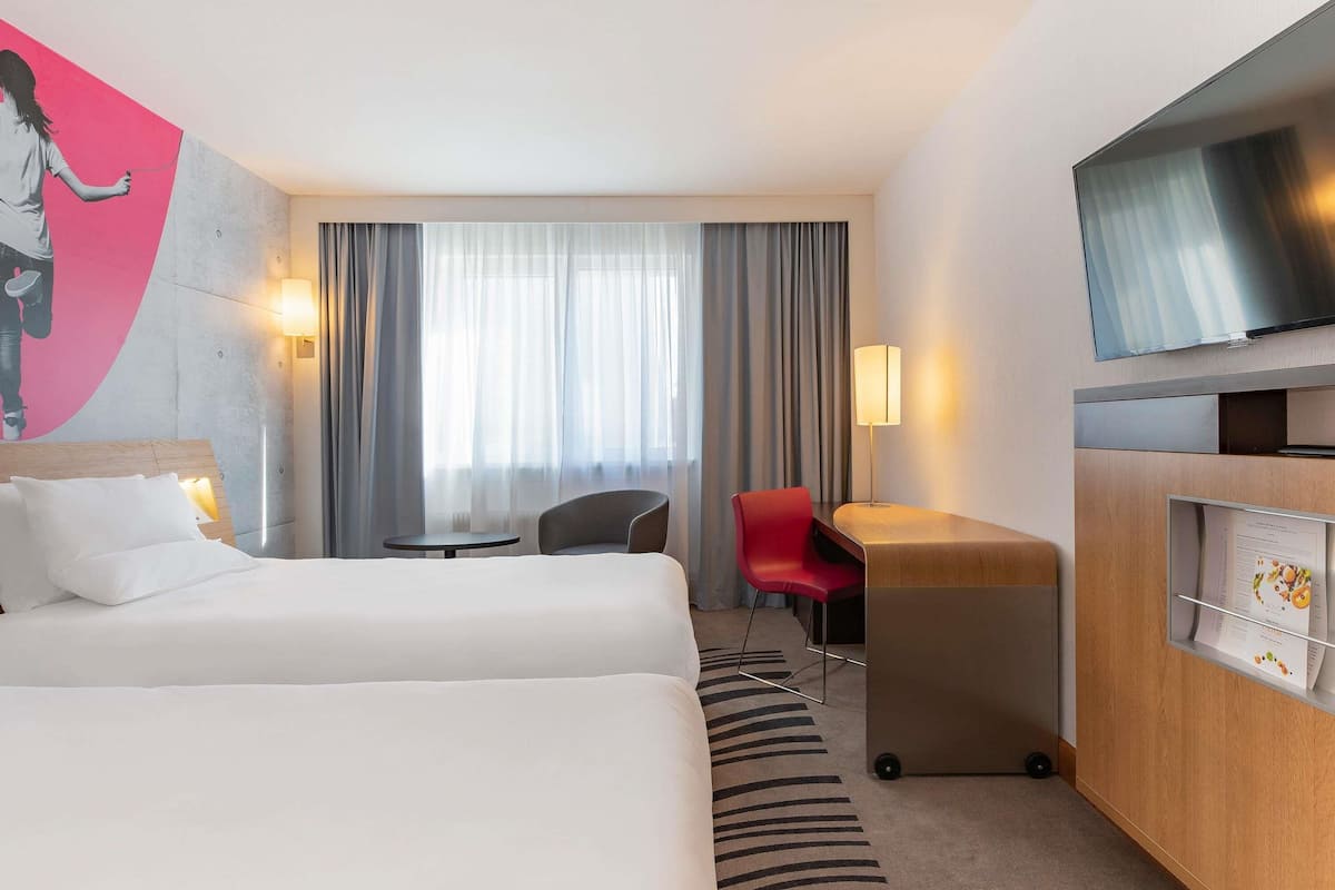 In-room safe, desk, blackout curtains, free cots/infant beds