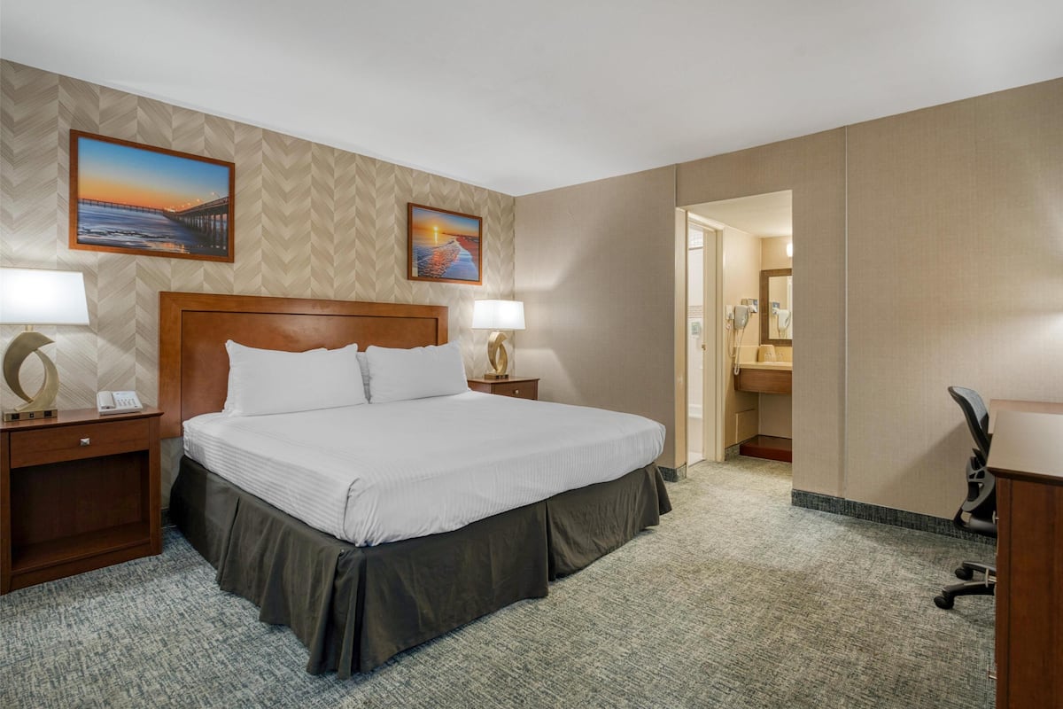 Standard Room, 1 King Bed, Non Smoking | In-room safe, desk, blackout drapes, iron/ironing board