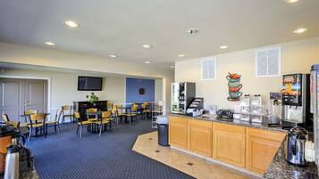 Free daily on-the-go breakfast