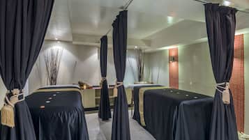 Sauna, steam room, body treatments, hydrotherapy, aromatherapy