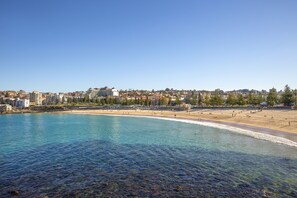 On the beach, white sand, beach bar