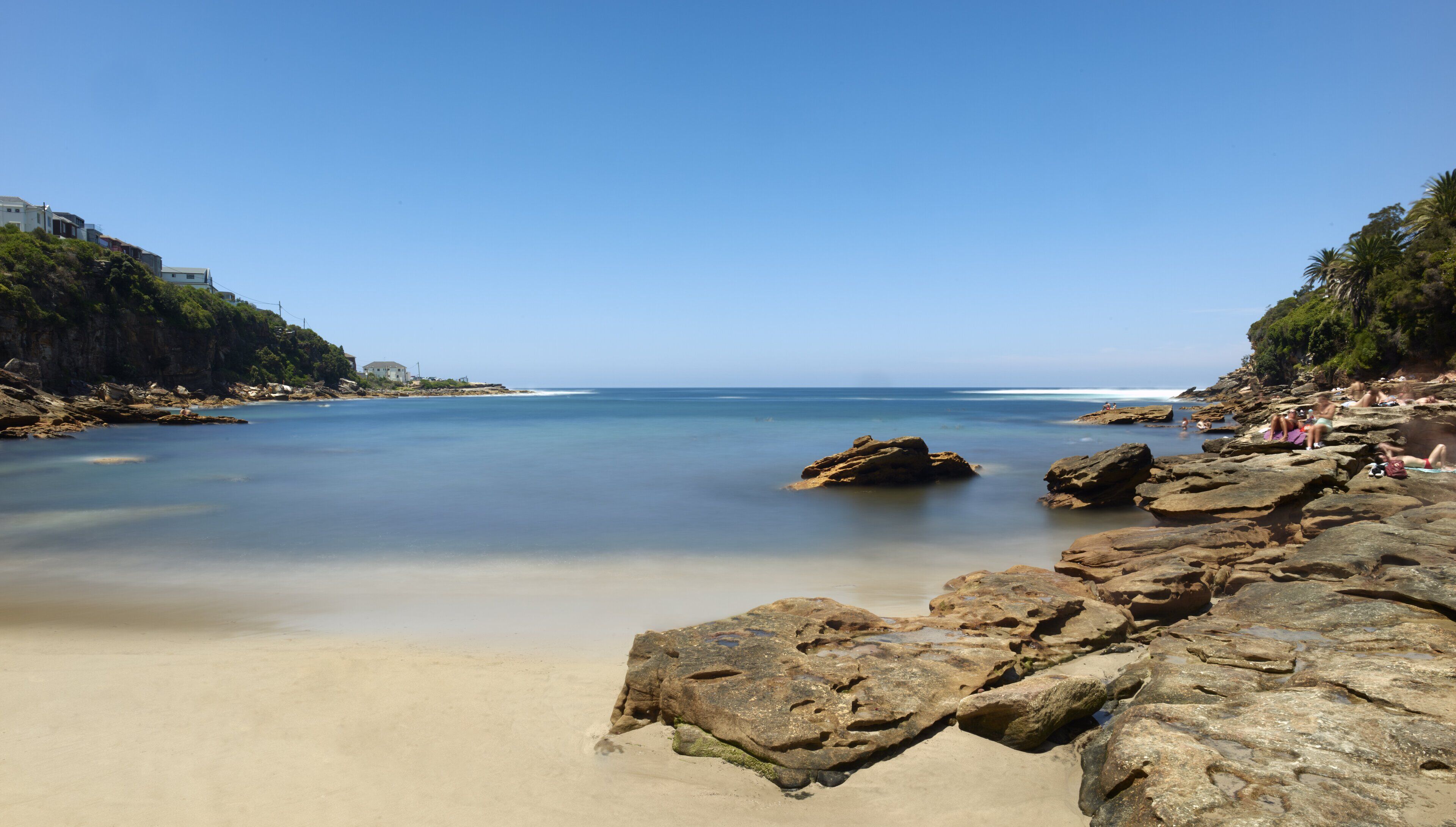 on the beach, white sand, beach bar