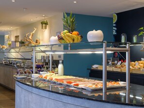 Daily buffet breakfast (EUR 23 per person)