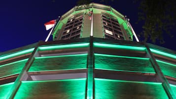 Front of property – evening/night