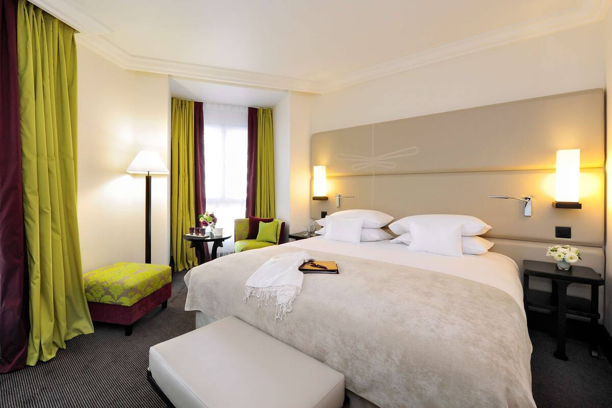 Studio Suite, 1 Double Bed | Frette Italian sheets, premium bedding, minibar, in-room safe