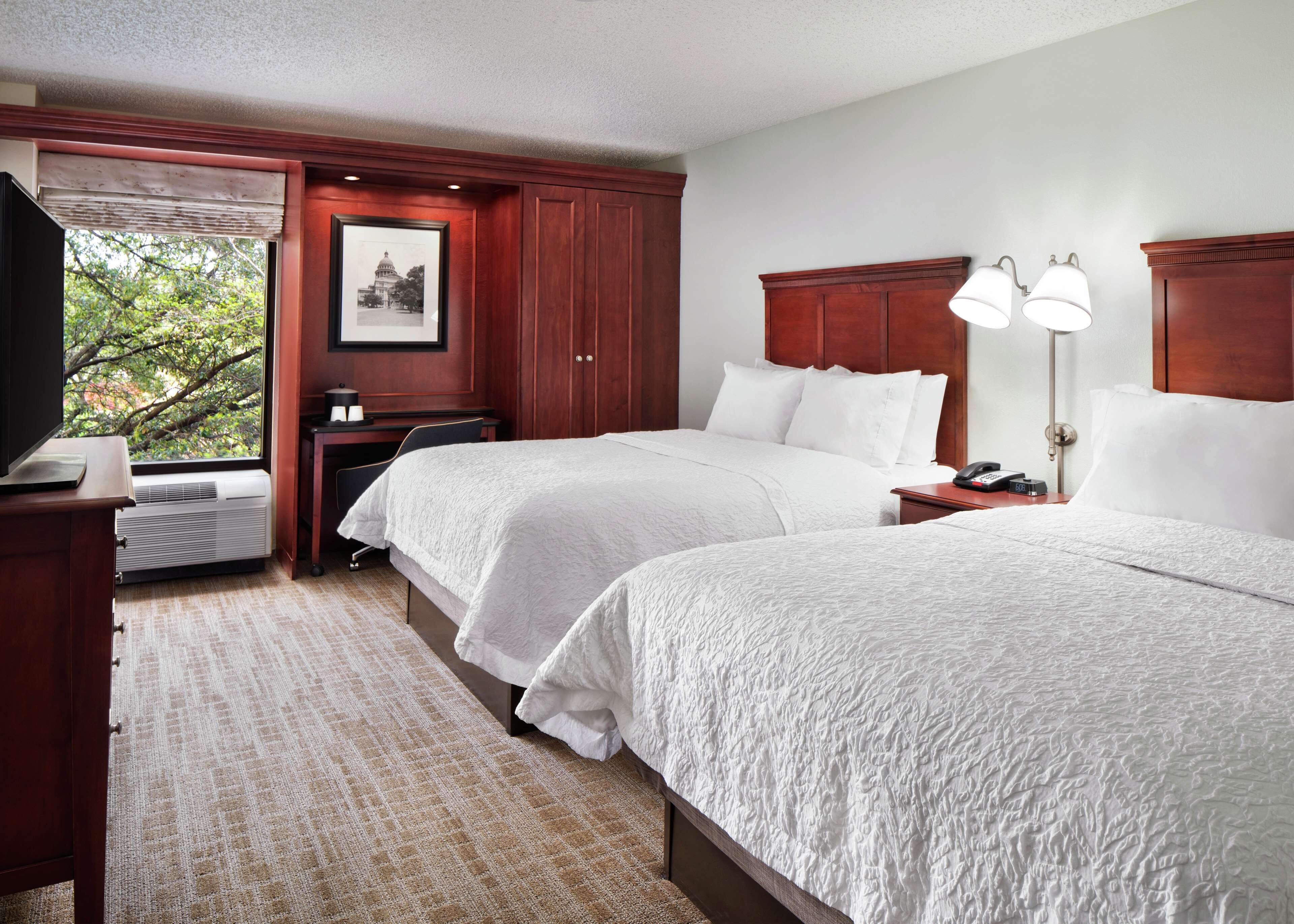 Room, 2 Queen Beds, Non Smoking | Iron/ironing board, free cribs/infant beds, free WiFi, bed sheets