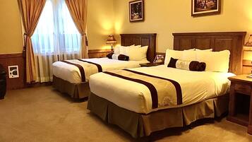 Deluxe Room, 2 Queen Beds, Accessible, Non Smoking (Mobility) | Bathroom | Eco-friendly toiletries, hair dryer, towels