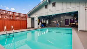 Indoor pool, outdoor pool