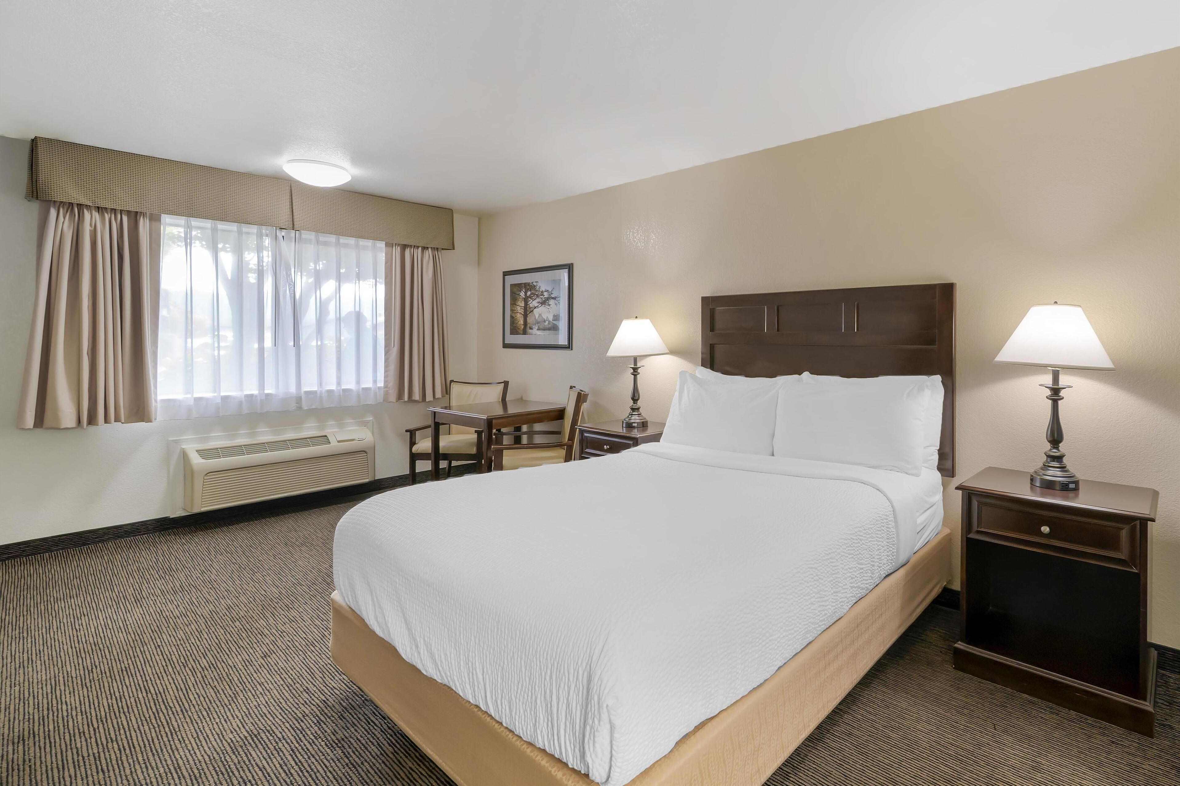 standard room, 1 queen bed, non smoking, refrigerator & microwave | pillow-top beds, iron/ironing board, rollaway beds, wifi