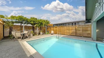 Indoor pool, outdoor pool