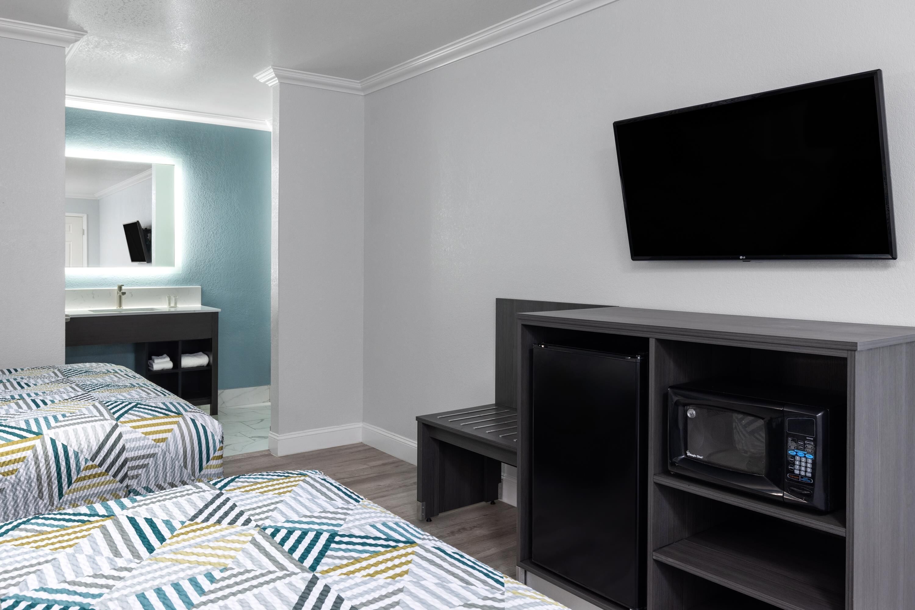 In-room safe, desk, blackout drapes, iron/ironing board