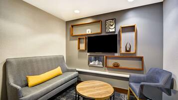 Sitteområde i lobbyen