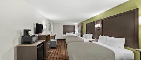 標準客房, 多張床, 非吸煙房 | 書桌、遮光窗簾/窗簾、熨斗/熨衫板、免費嬰兒床