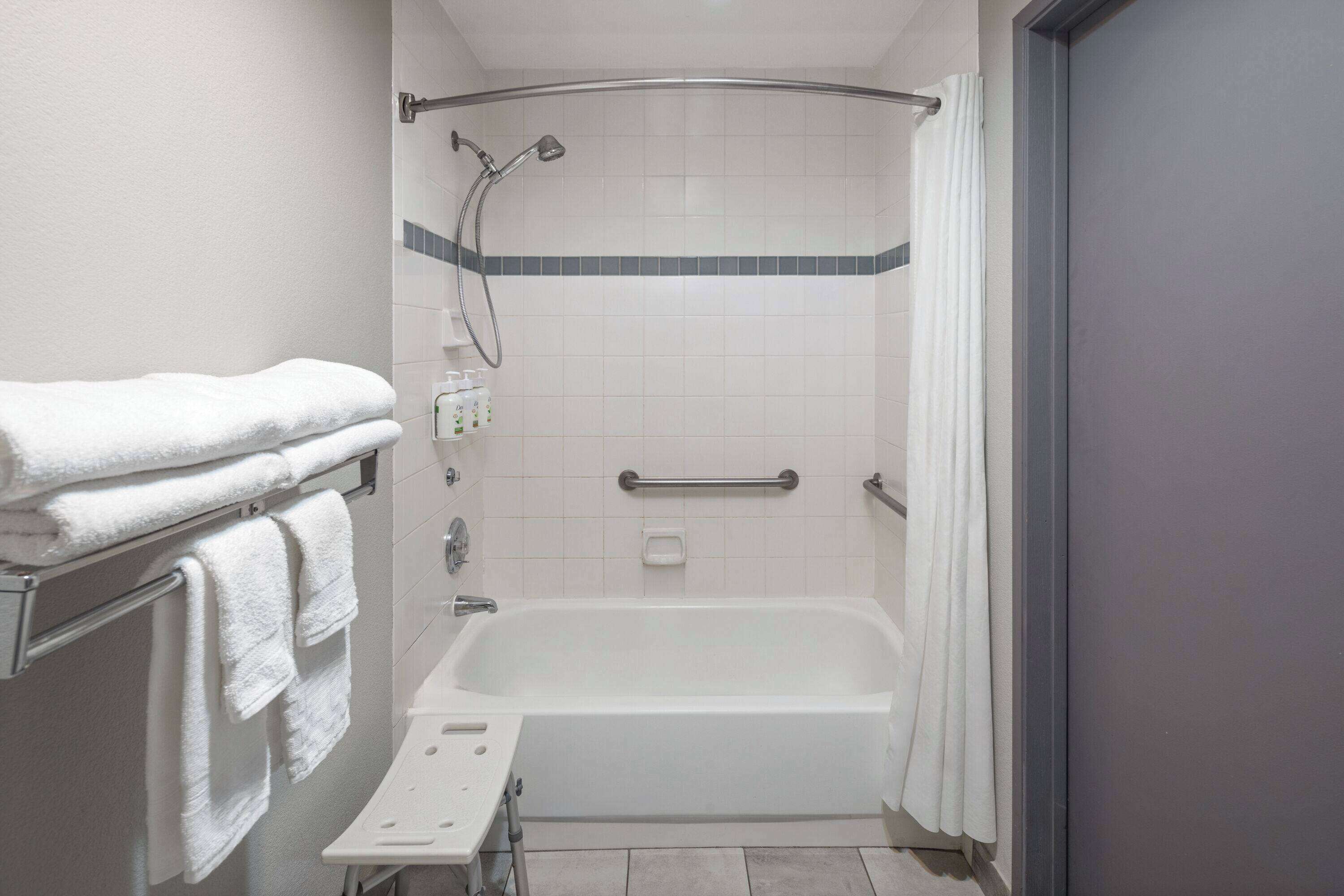 room, 2 queen beds, accessible, non smoking (mobility, bathtub) | accessible bathroom