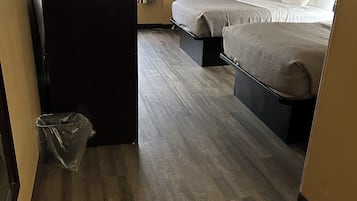 Room, 2 Double Beds, Non Smoking | Individually decorated, individually furnished, desk, laptop workspace