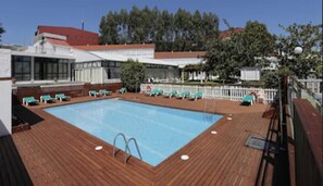 Indoor pool, outdoor pool - Hotel Spa Congreso (Teo)