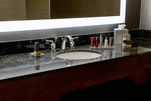 Free toiletries, hair dryer, bathrobes, towels