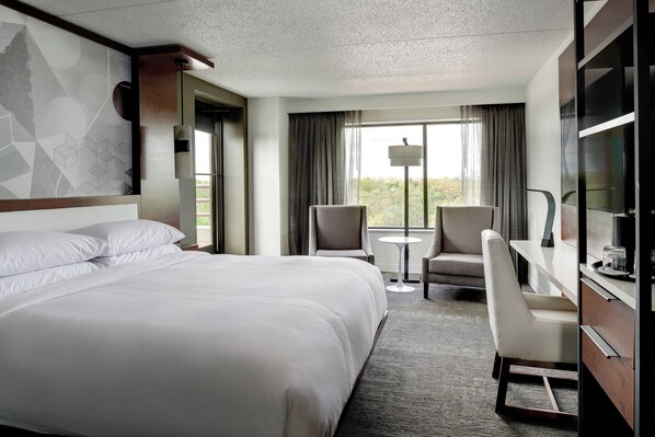 Premium bedding, down duvets, pillow-top beds, in-room safe