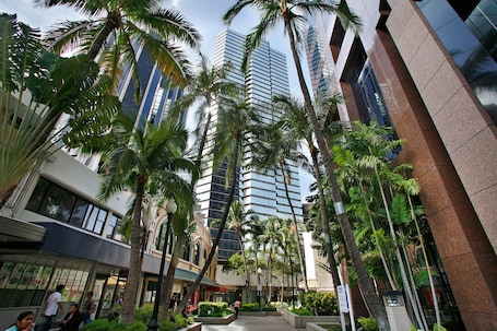 Vista desde la propiedad. Aston at the Executive Centre Hotel