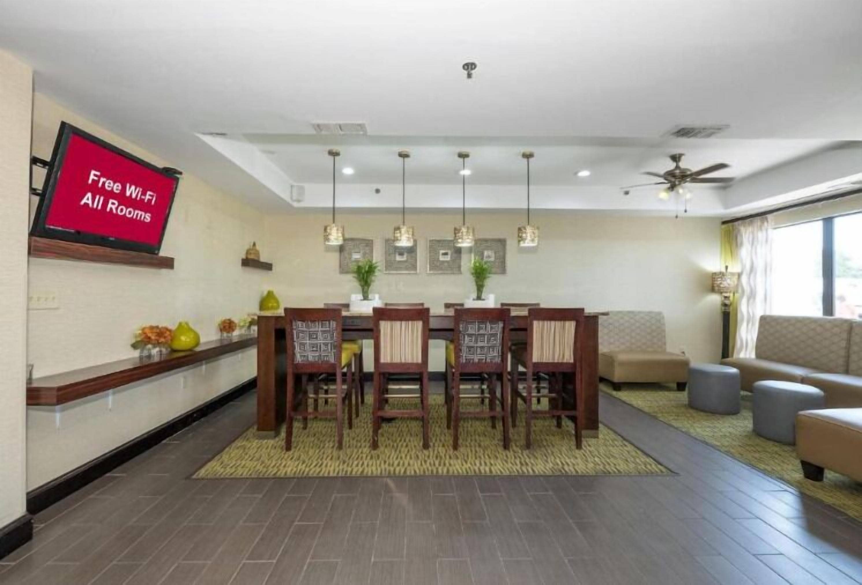 Memory foam beds, desk, laptop workspace, blackout drapes