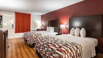 Verduisterende gordijnen, gratis babybedden, gratis wifi, beddengoed