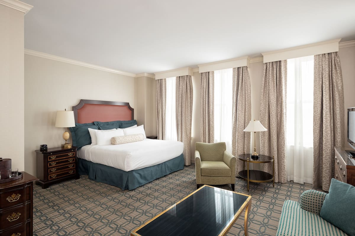 Premium bedding, pillow-top beds, in-room safe, desk