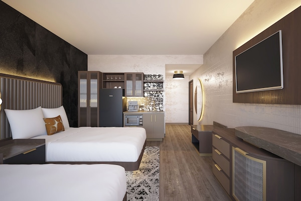 Premium bedding, pillowtop beds, in-room safe, desk