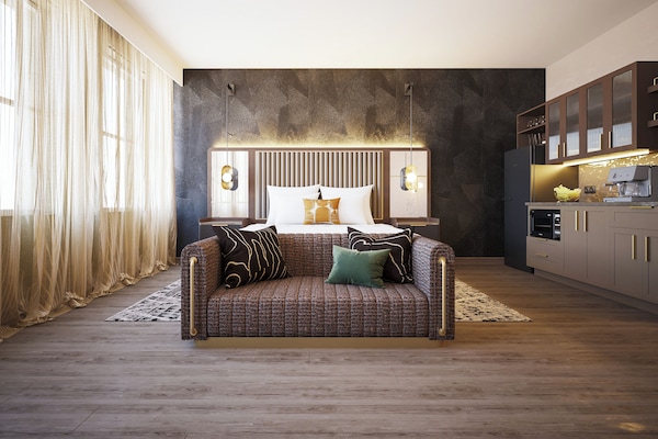Premium bedding, pillowtop beds, in-room safe, desk