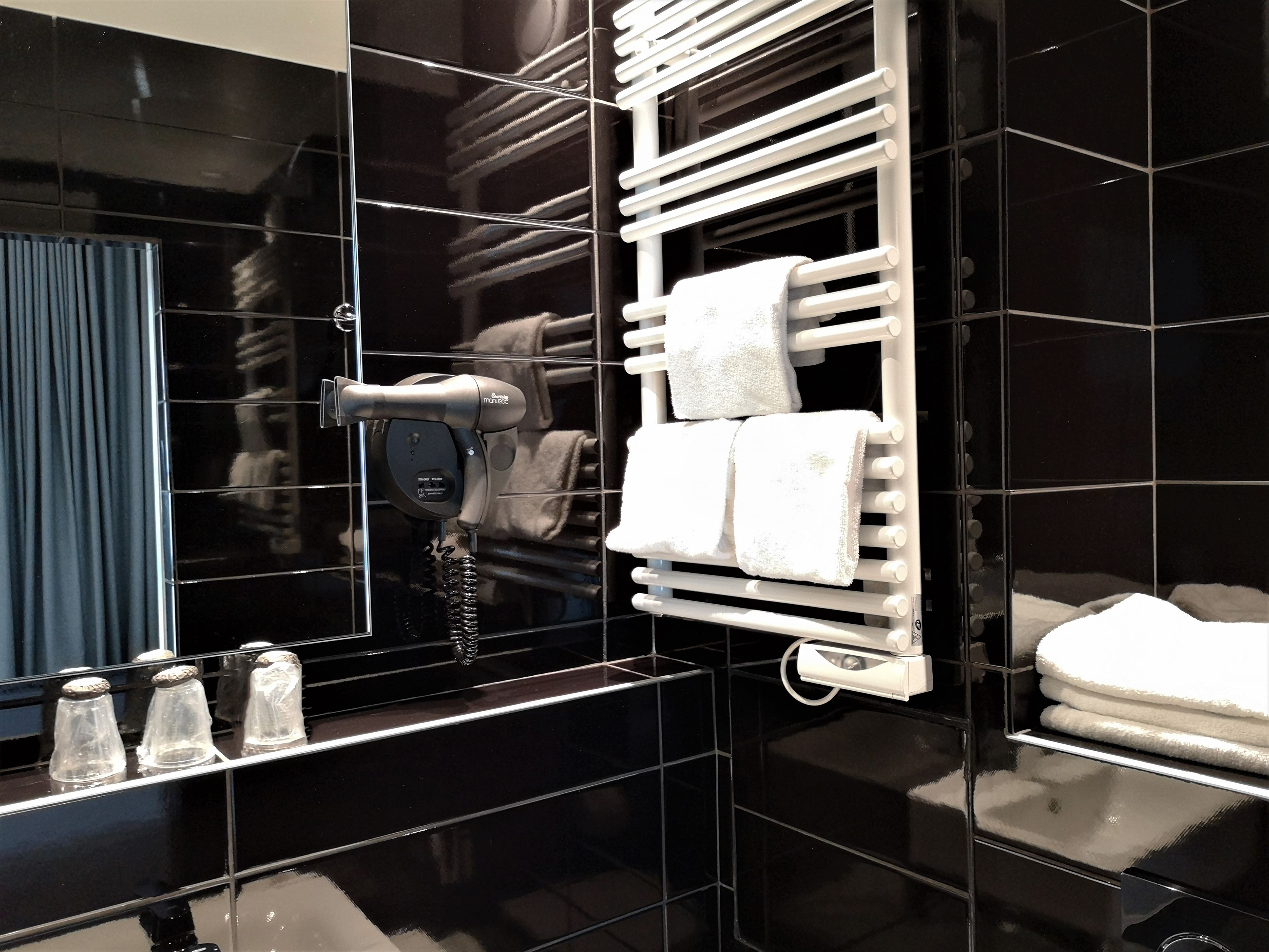 family room | premium bedding, desk, soundproofing, iron/ironing board