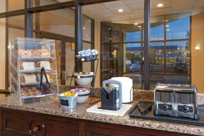 Daily buffet breakfast for a fee