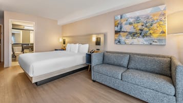 Room, 1 King Bed with Sofa bed, Accessible, Non Smoking | Premium bedding, desk, blackout curtains, soundproofing