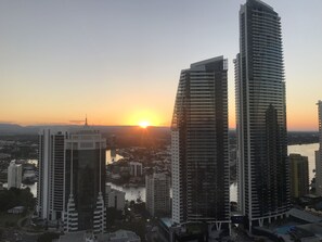 Vista a la montaña