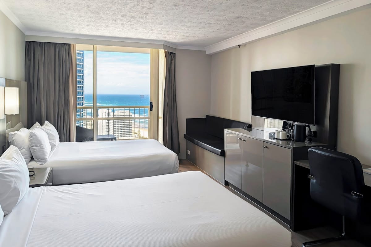 Superior Room, 2 Double Beds, Ocean View