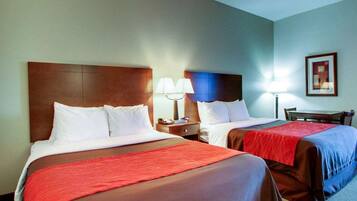 Caja de seguridad en la habitación y cortinas blackout