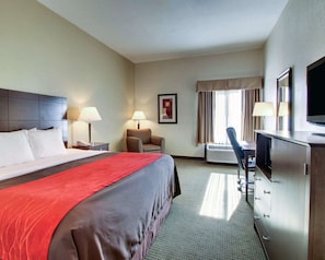 Suite, 1 King Bed with Sofa bed, Non Smoking | In-room safe, blackout curtains, soundproofing, iron/ironing board
