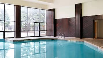 Indoor pool, seasonal outdoor pool