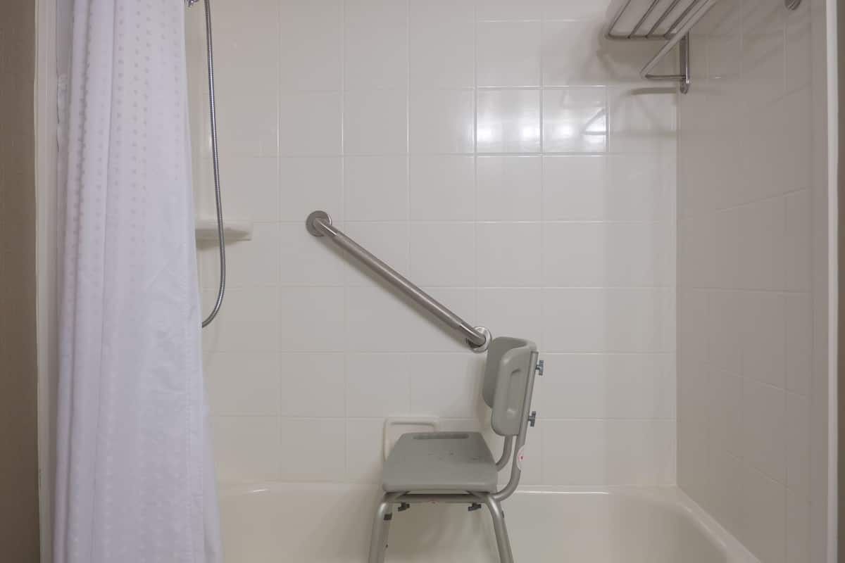 Standard Room, 1 Queen Bed, Accessible (Roll-In Shower) | Bathroom