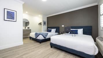 Ropa de cama de alta calidad, camas con pillow-top y muebles diferentes