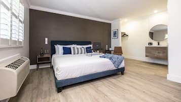 Premium bedding, pillow-top beds, individually furnished, desk