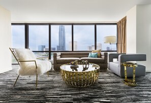 Suíte, 1 cama King, vista para a cidade | Vista do quarto