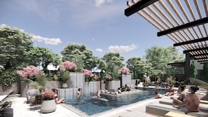 Outdoor pool - The Greenleigh, River Oaks, Autograph Collection (Houston)