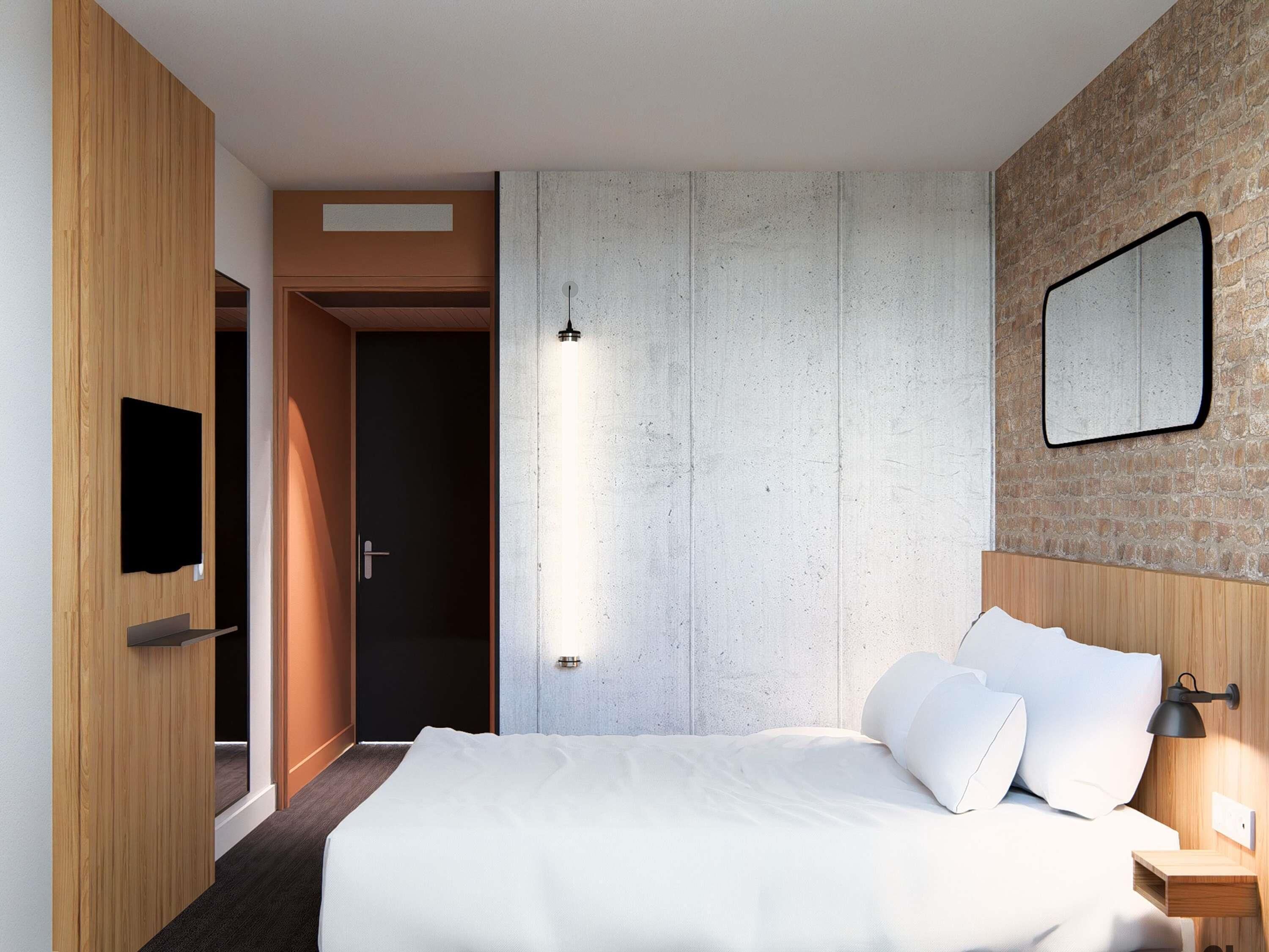 standard room, 1 double bed | premium bedding, desk, soundproofing, iron/ironing board