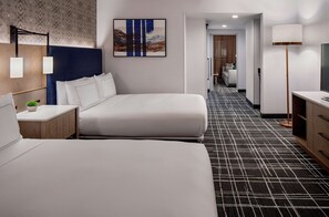 Suite, 2 Queen Beds, Accessible (Roll-in Shower) | In-room safe, desk, laptop workspace, soundproofing