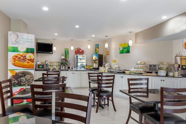 Free buffet breakfast