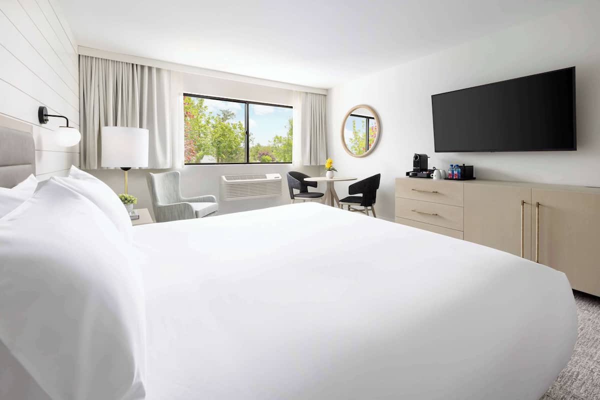 Habitación, 1 cama King size | Escritorio y espacio para trabajar con laptop