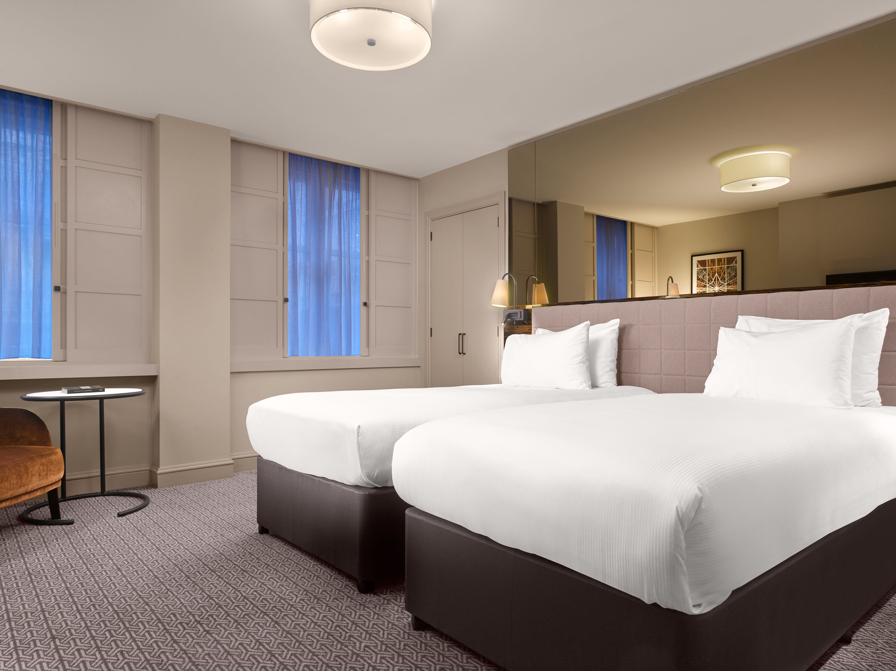 Superior Twin | Premium bedding, blackout curtains, free WiFi, bed sheets