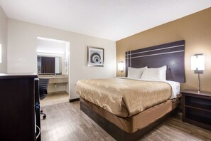 Habitación estándar, 1 cama King size, para no fumadores | Wifi gratis, ropa de cama y despertador