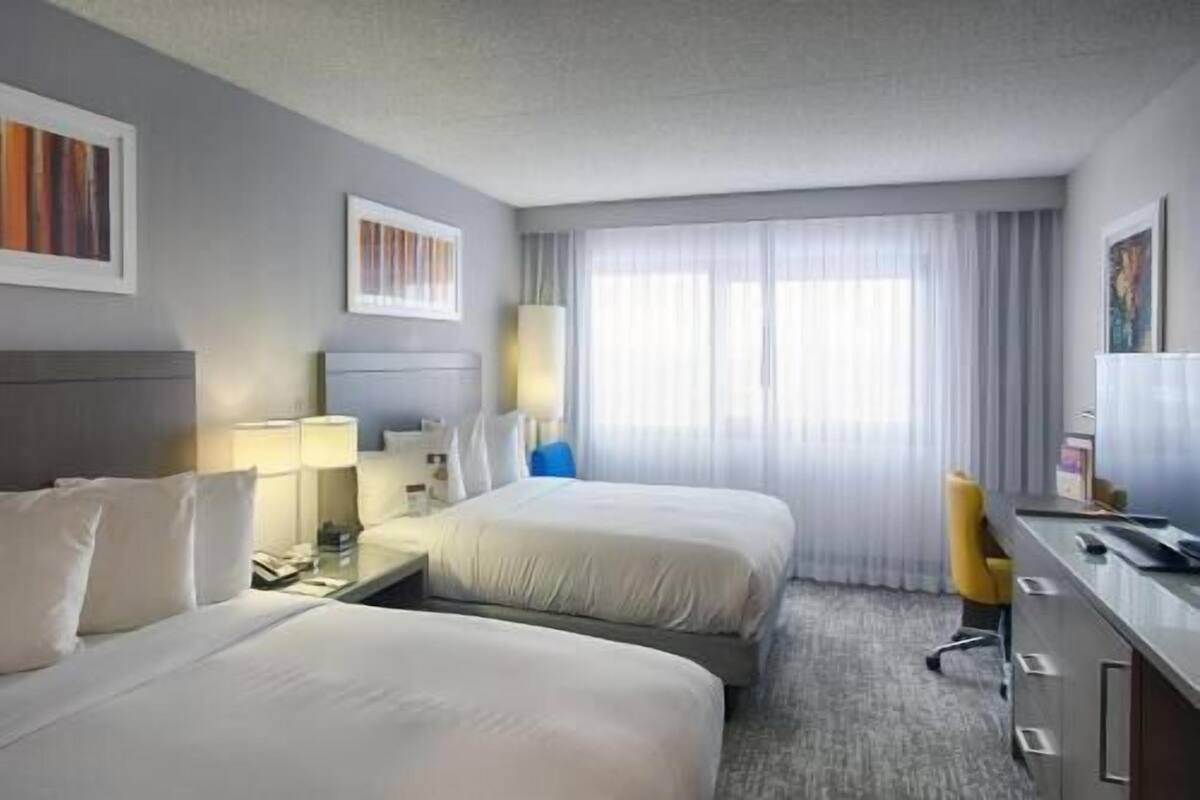1 chambre, literie hypoallergénique, couette en duvet d'oie