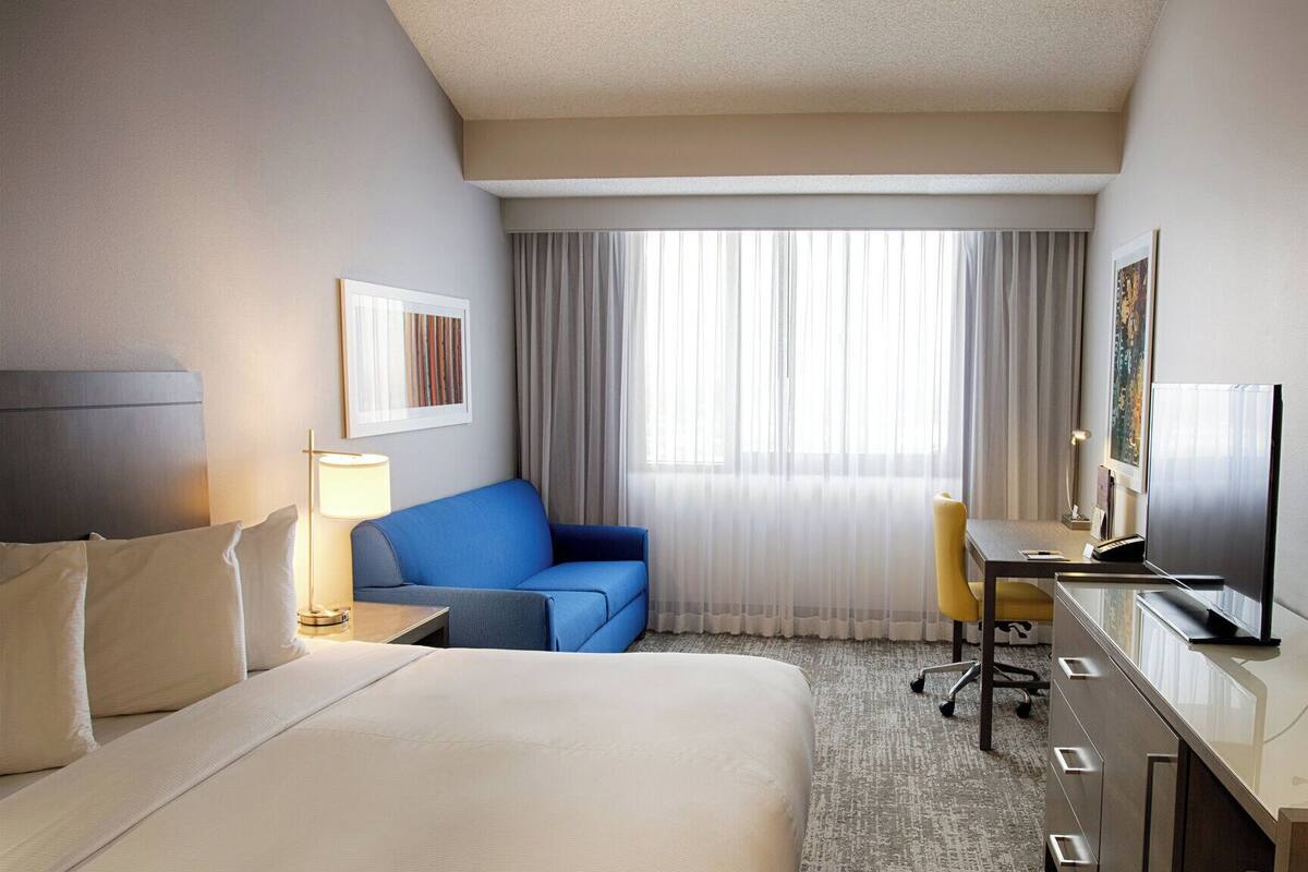 1 chambre, literie hypoallergénique, couette en duvet d'oie