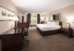 Premium bedding, pillowtop beds, in-room safe, desk